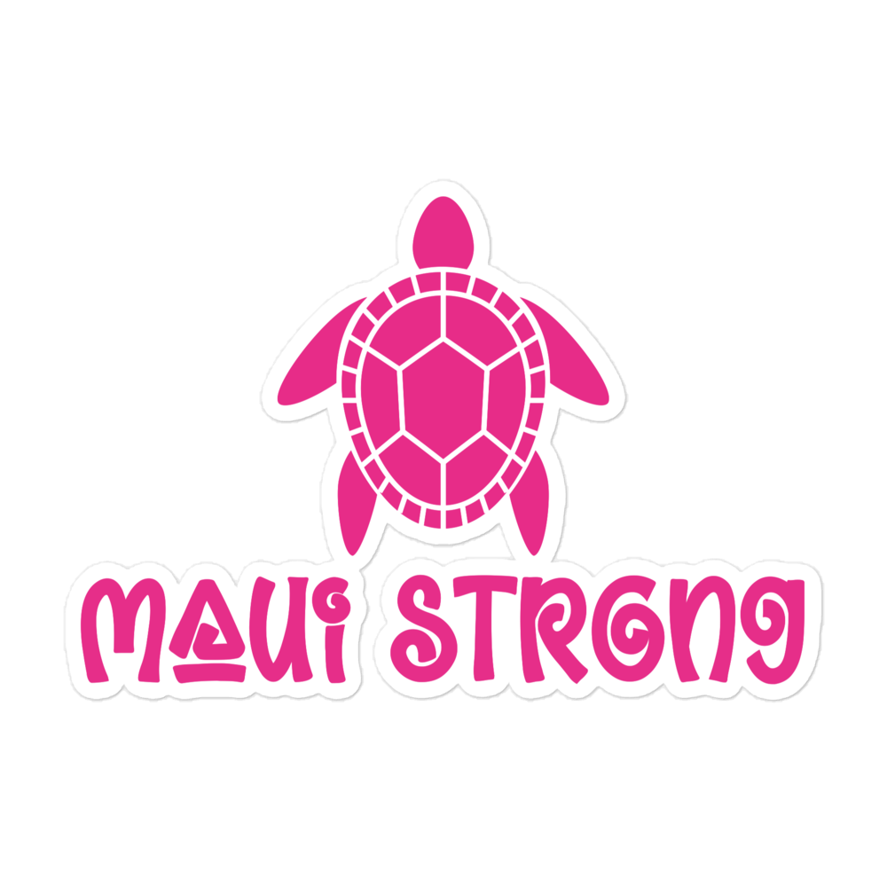 Mau Strong Honu Sticker