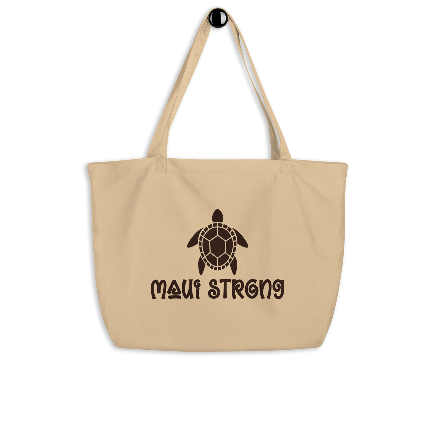 Maui Strong Honu Organic Tote Bag (XL)