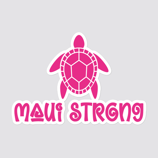 Mau Strong Honu Sticker