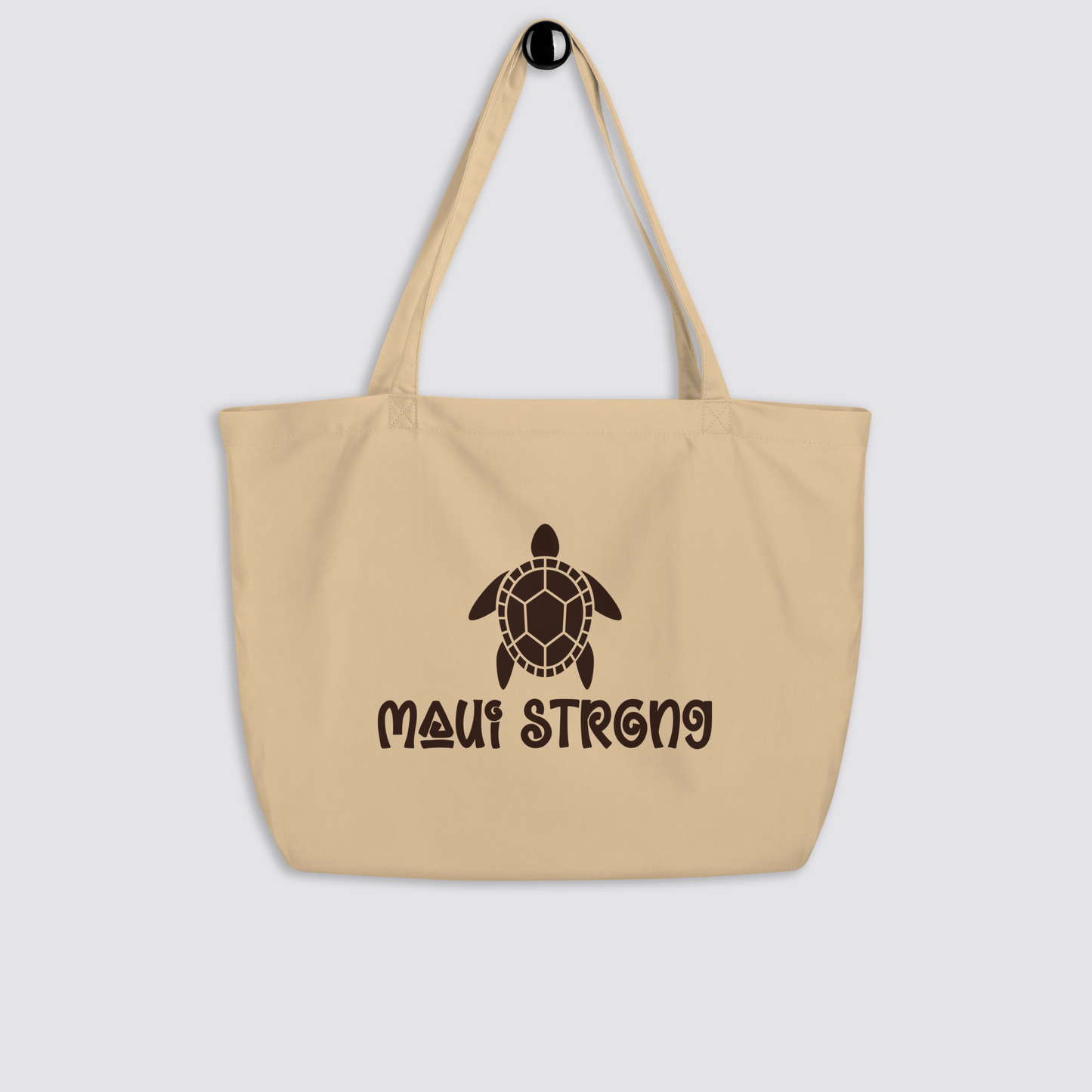 Maui Strong Honu Organic Tote Bag (XL)