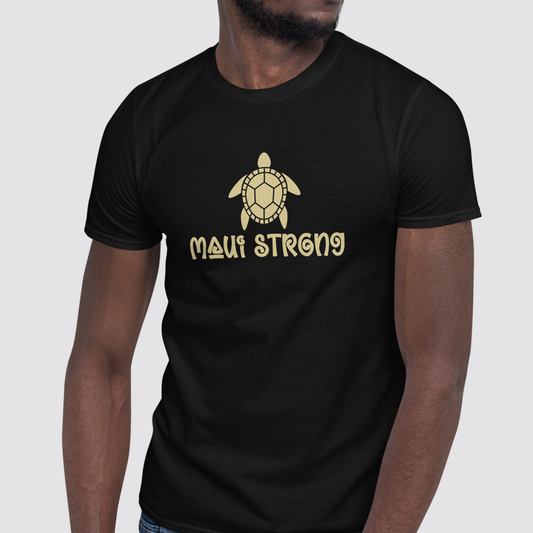 Maui Strong Honu T-Shirt (Unisex 100% Cotton)