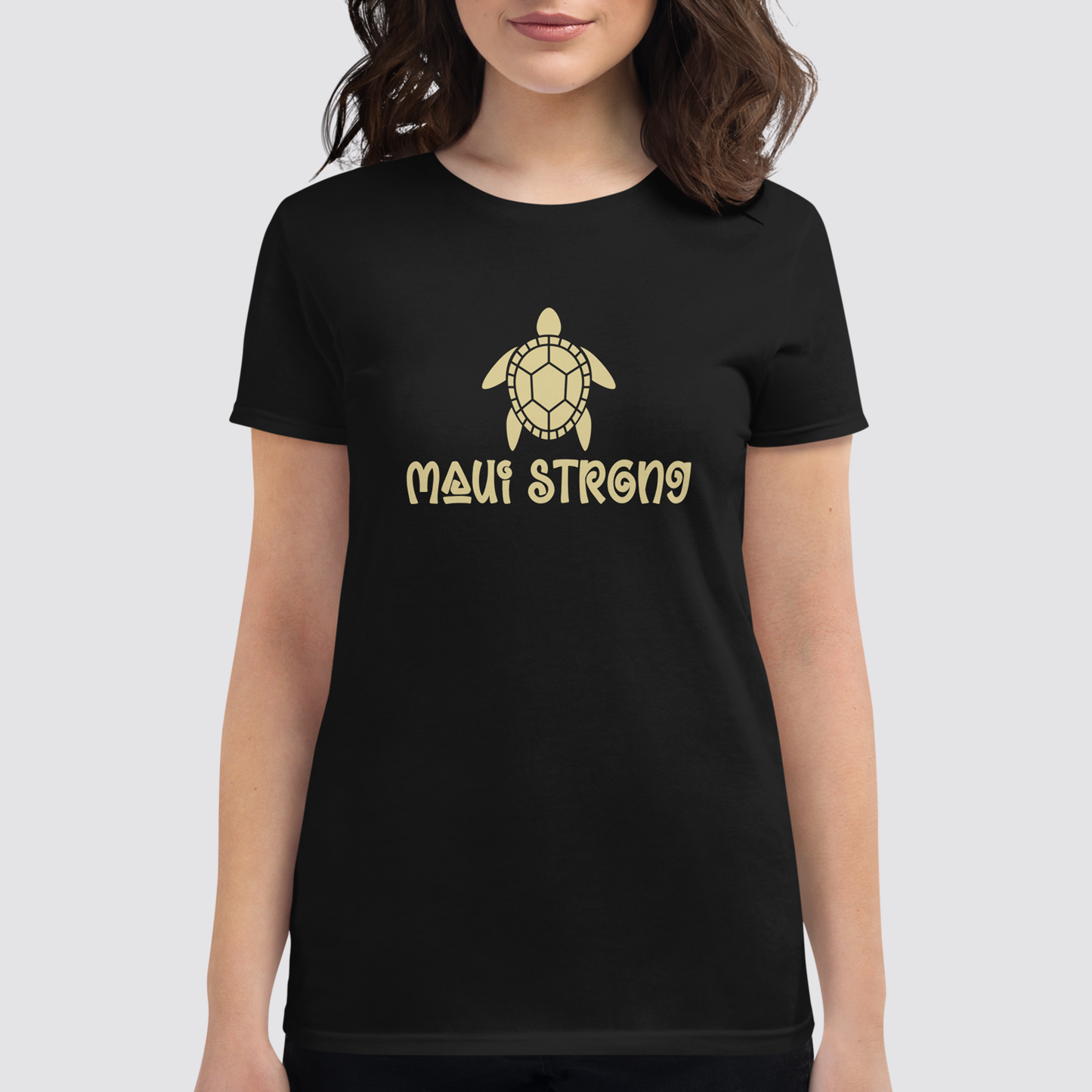 Maui Strong Honu T-Shirt (Women’s 100% Cotton)